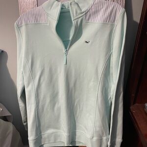 Vineyard Vines Aqua Cotton Top